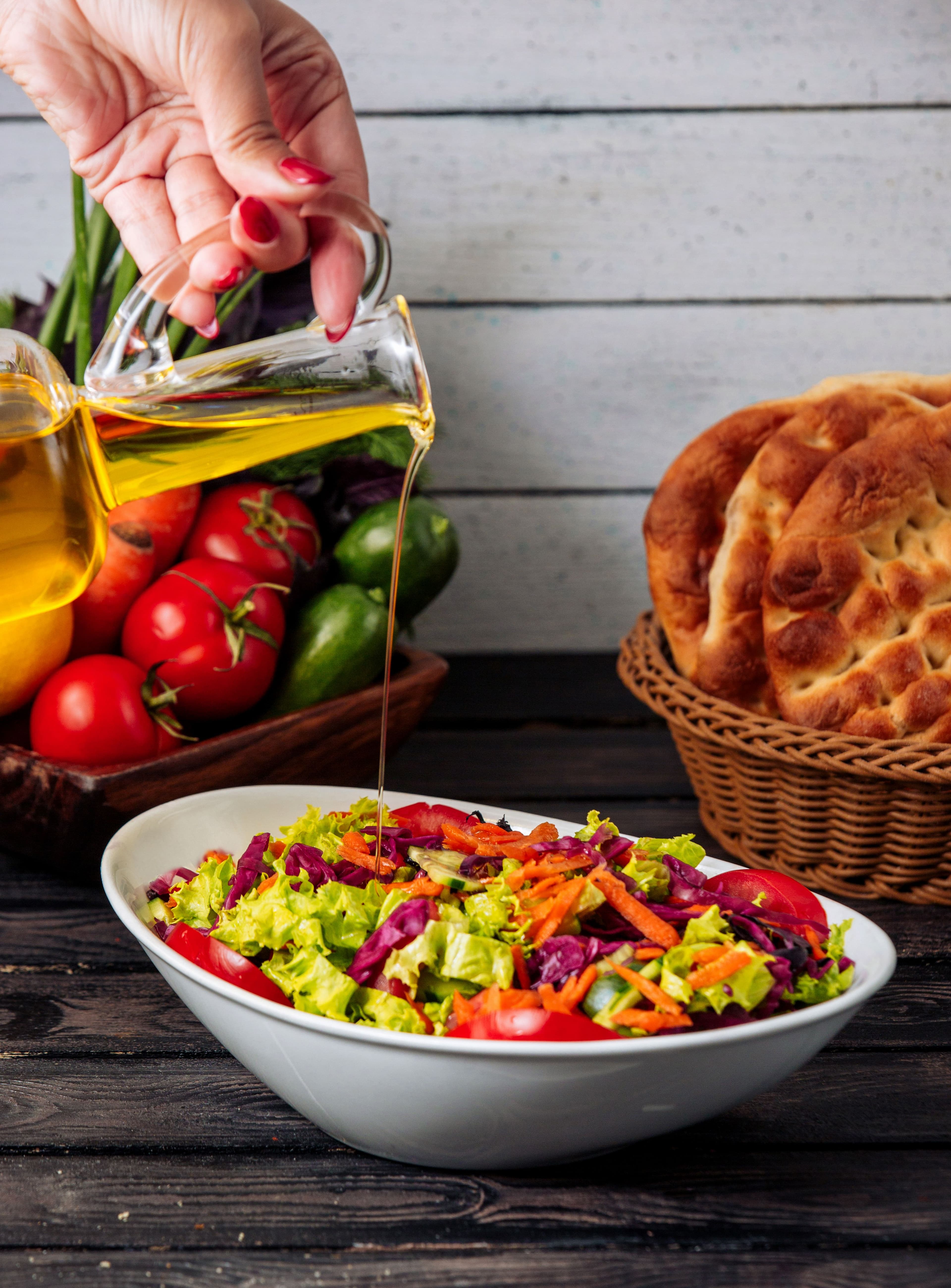 vegetable-salad-table